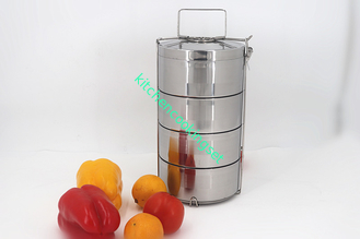 2 - 4 Layers Stainless Steel Lunch Box 14cm -16cm Food Container ECO - Friendly
