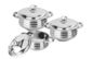 Mirror Polished Stainless Steel Cookware Sets Easy Cleaning Elegant Design